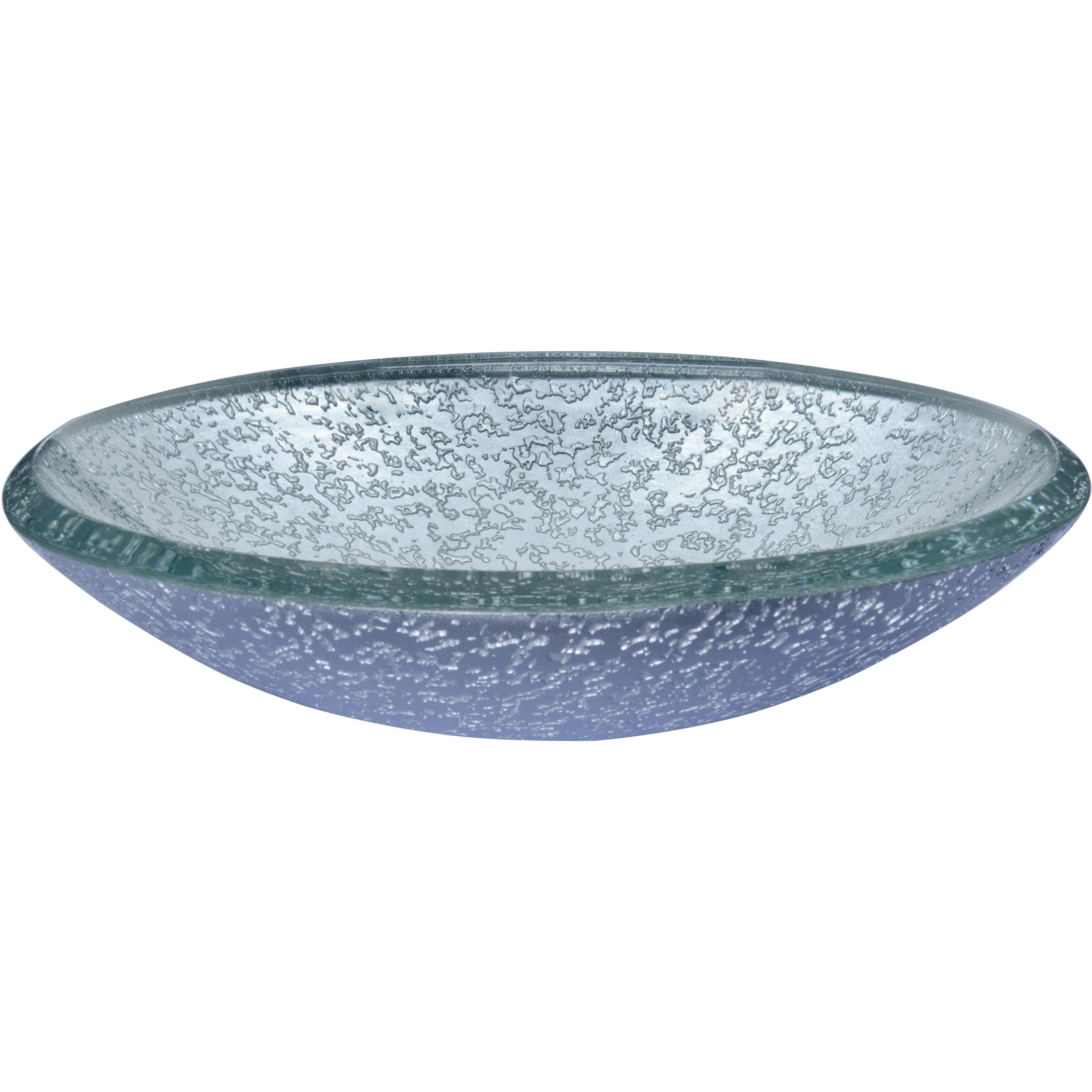 Clear Glass Vessel Sink V374362