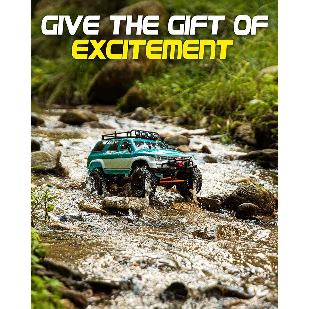 Blue-Green 1:10 Scale RTR RC Rock Crawler Q4096