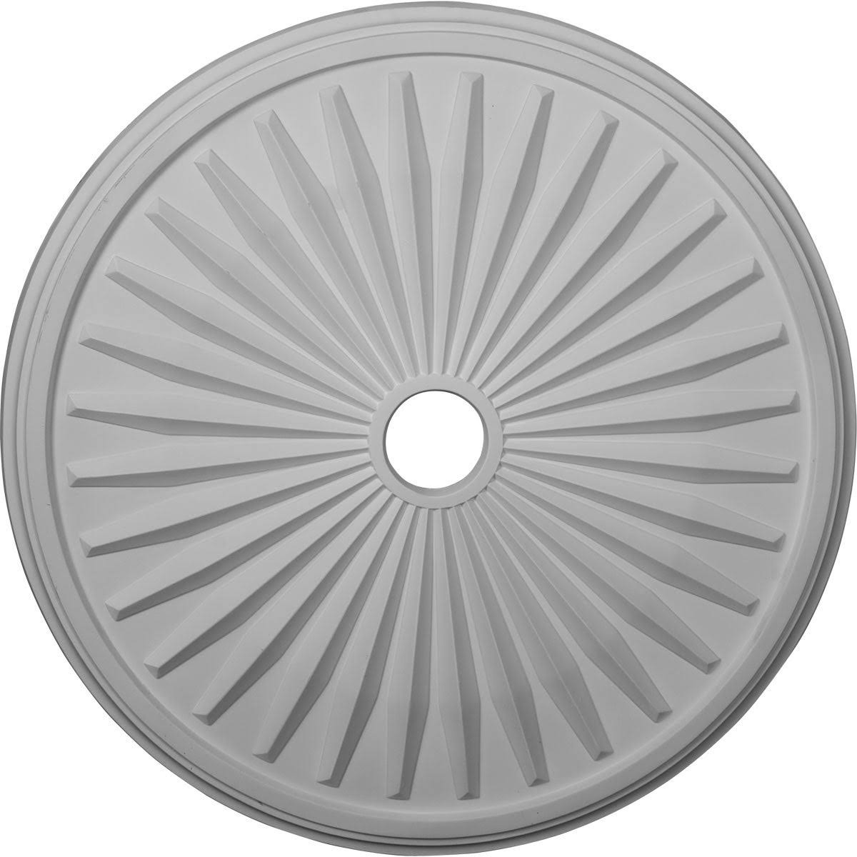 Hand-Painted Flash Blue Ceiling Medallion W6877
