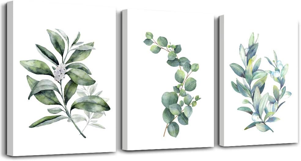 3 Piece Framed Canvas Wall Art Abstract Mountain Landscape Painting I281