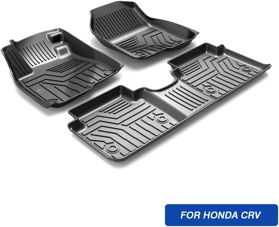 Black 2 Row All Weather Floor Carpet Liner Set T41581