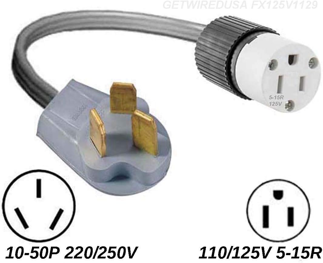 3-Prong Power Cord Adapter Pack of 2 R86235