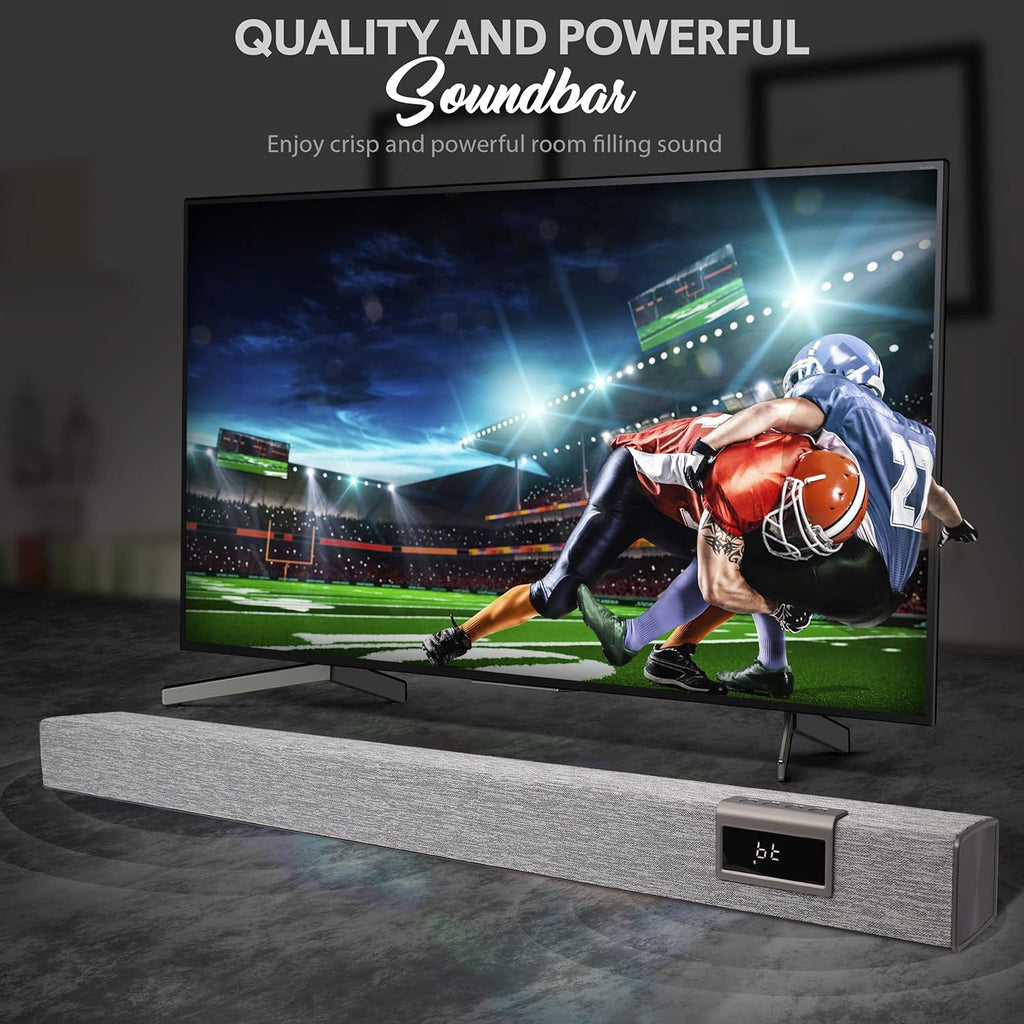 60W 35" Bluetooth Sound Bar with Remote Control Z437
