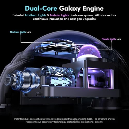 Galaxy Projector with Bluetooth Speaker & White Noise Q6116