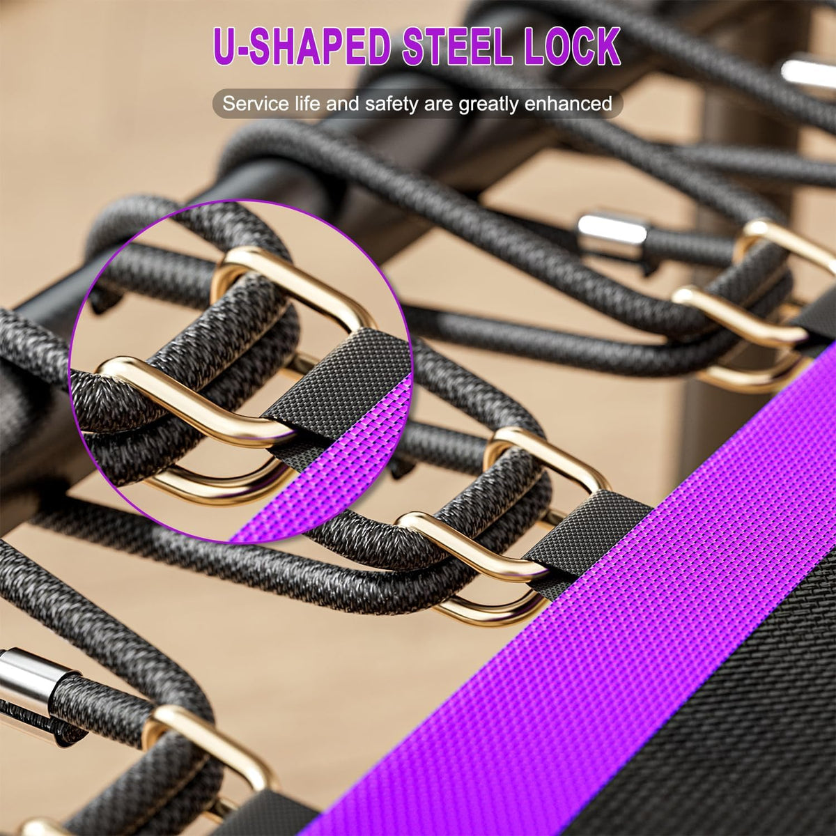 50'' Trampoline Rebounder Load 330lbs P269963