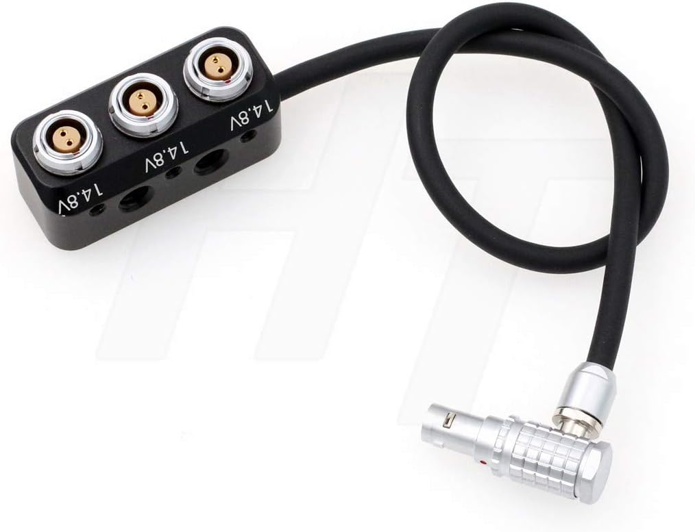 1 to 3 Right Angle Power Splitter Cable Q8907