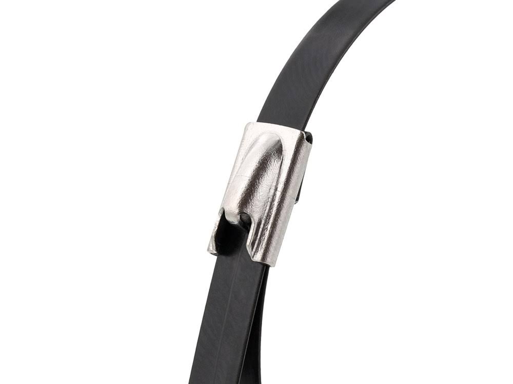 20 inch Plastic Coated Stainless Steel Cable Tie - 100 Pack V900548