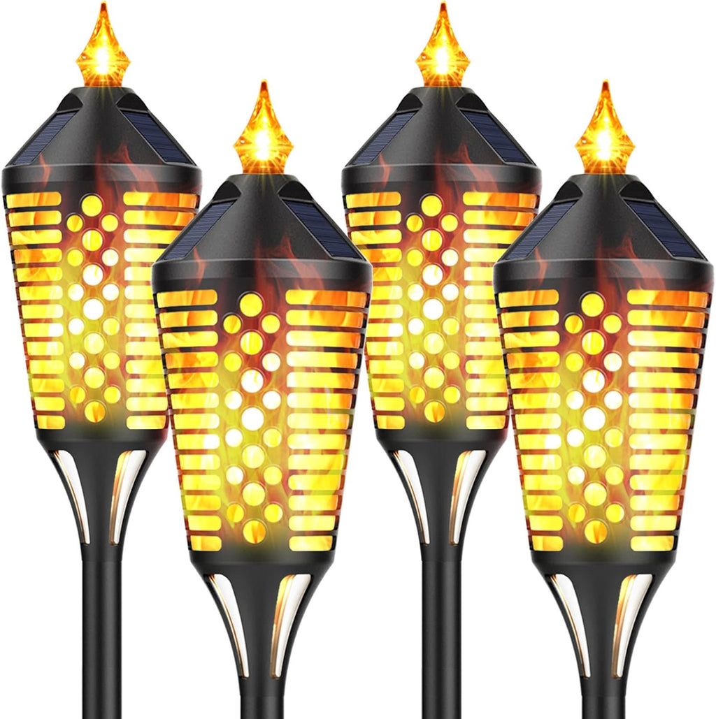 40 Outdoor Waterproof Solar Torch Lights, 6 Pack K5312