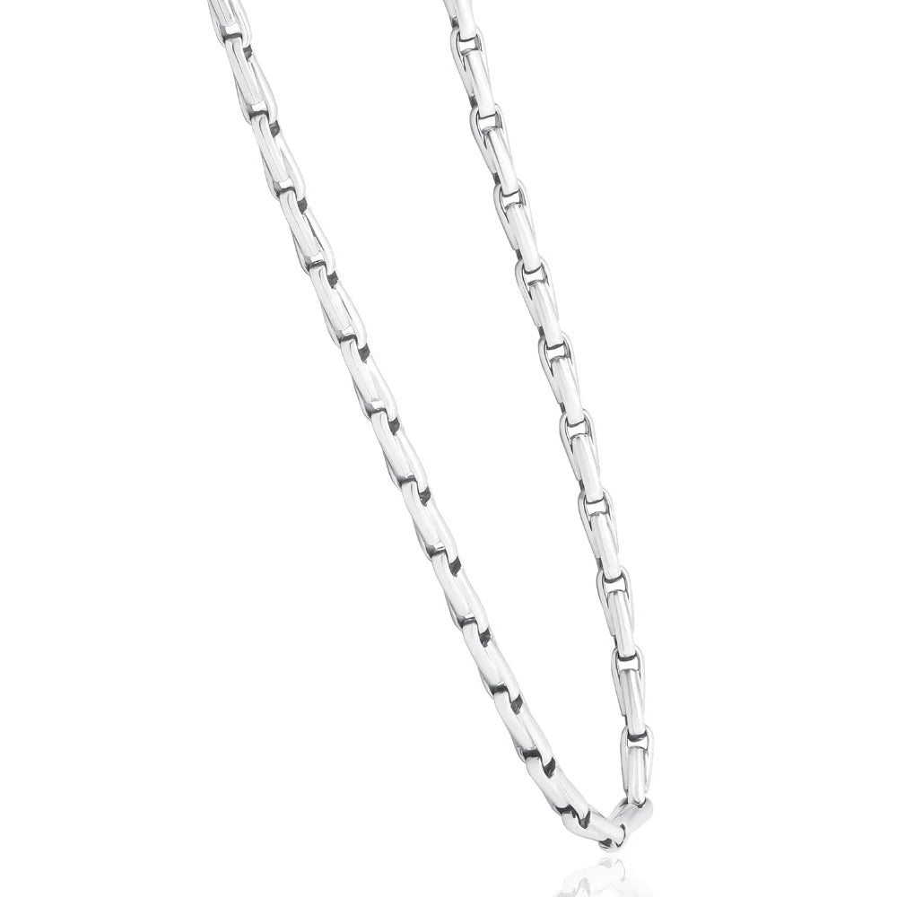 14k Gold 5.5mm Link Chain Necklace 22" L9401