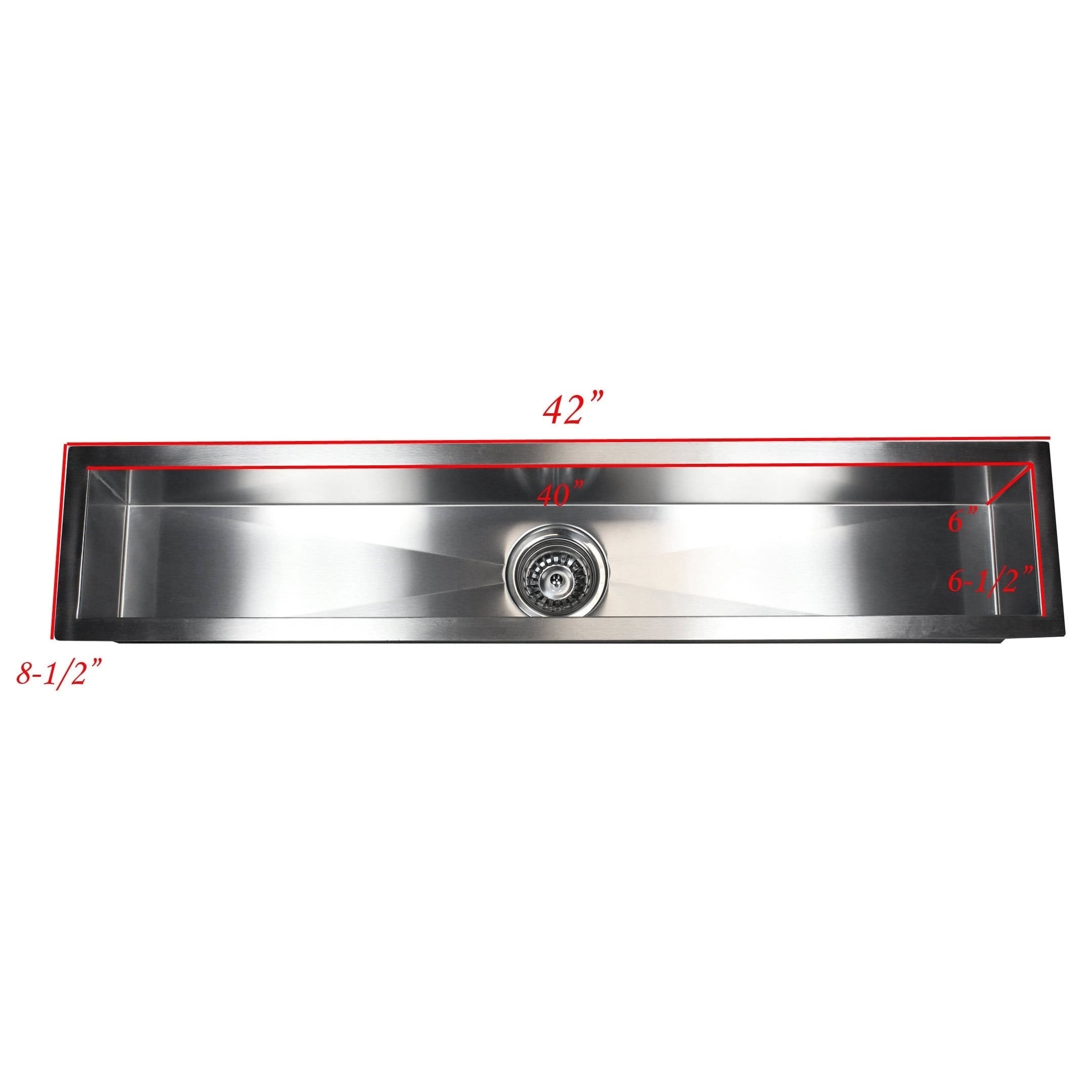 42-Inch Stainless Steel Undermount Kitchen Sink V512599