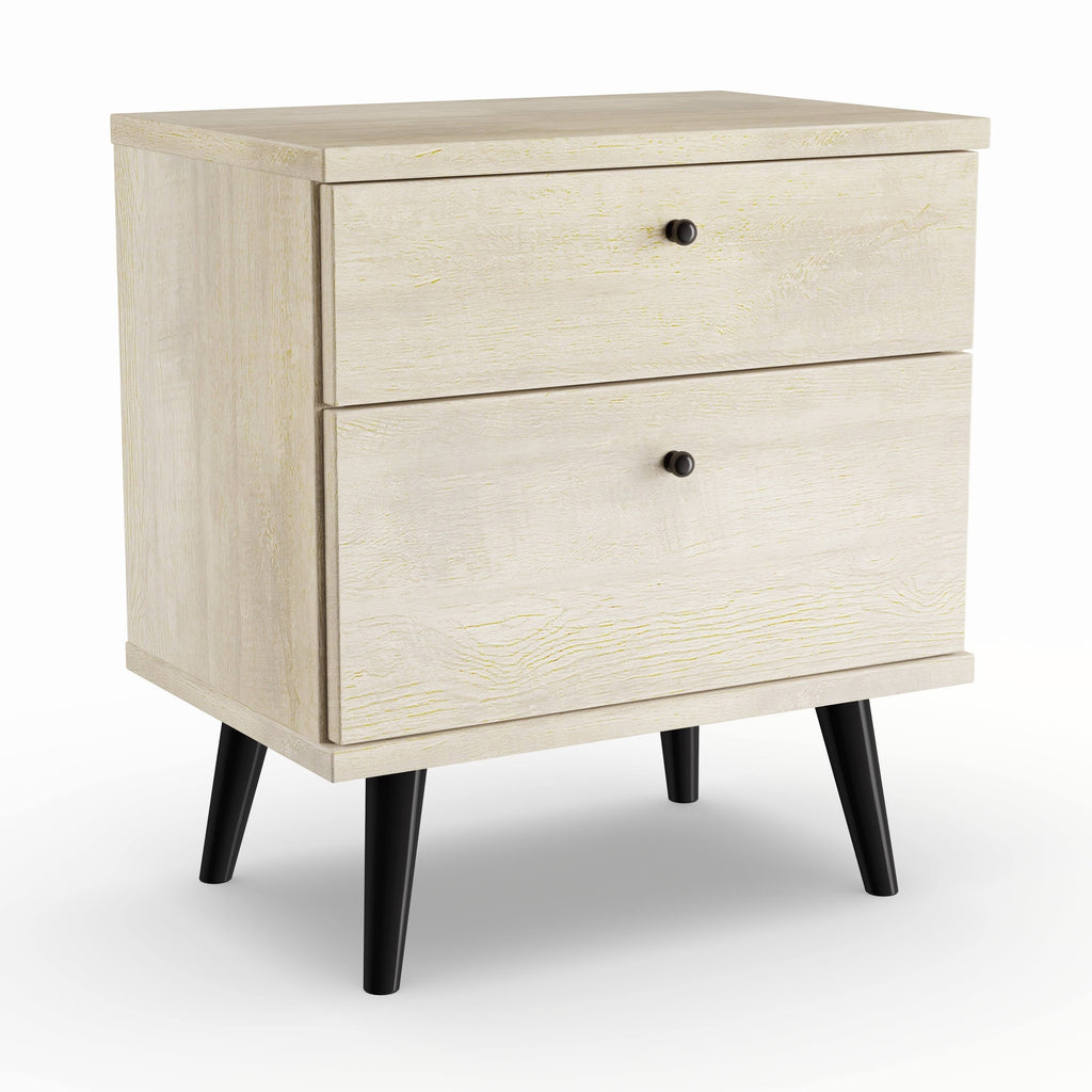 Tan 2-Drawer Nightstand F634814
