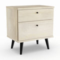 Tan 2-Drawer Nightstand F634814