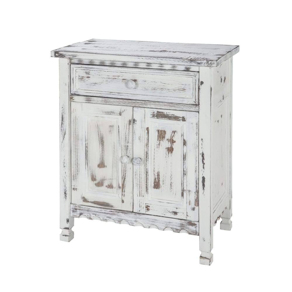 Red Antique Accent Cabinet M28387
