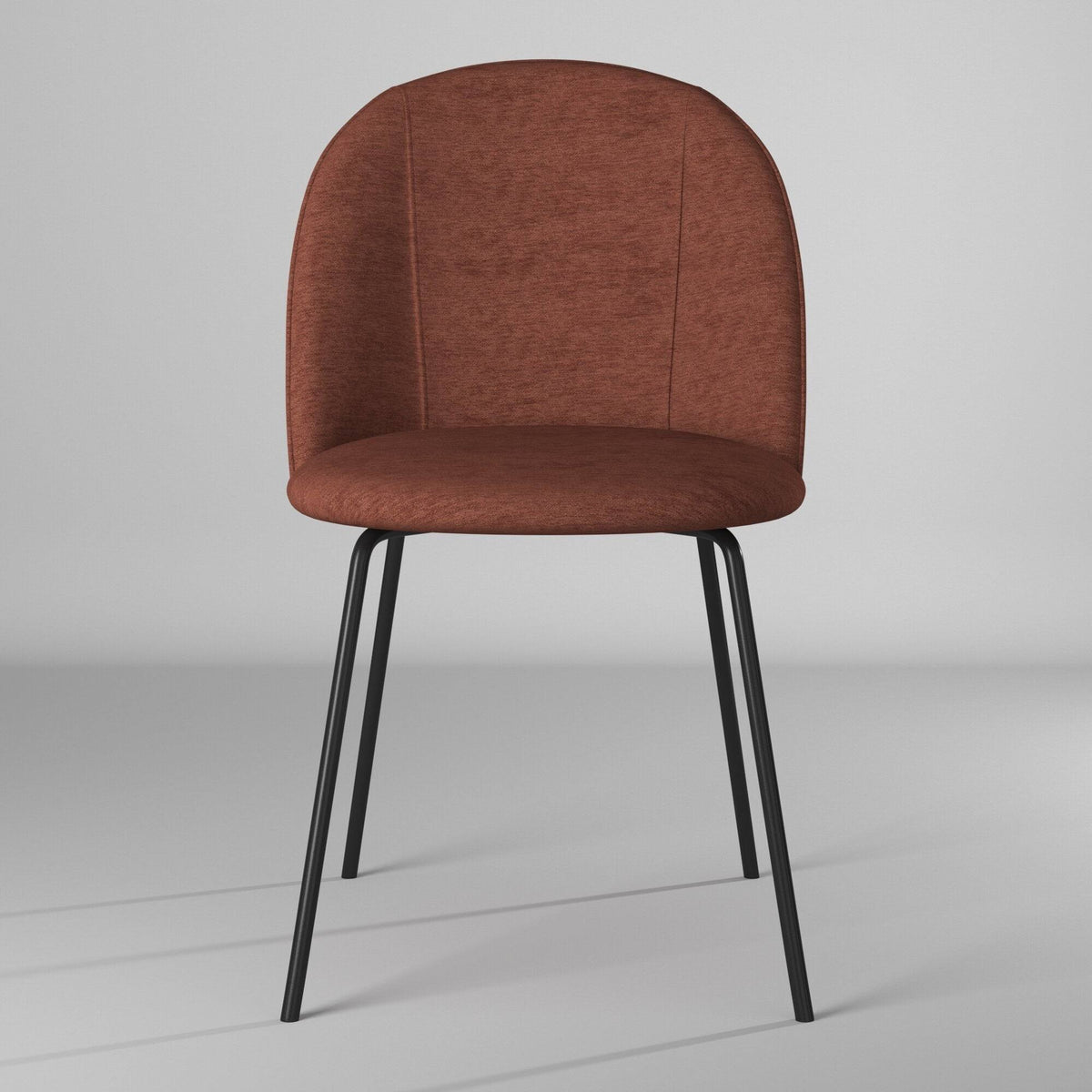 Navy Blue Fabric Dining Chairs (Set of 2) Q244418