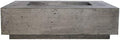 Pewter 56x38-Inch Concrete Gas Fire Pit U5640