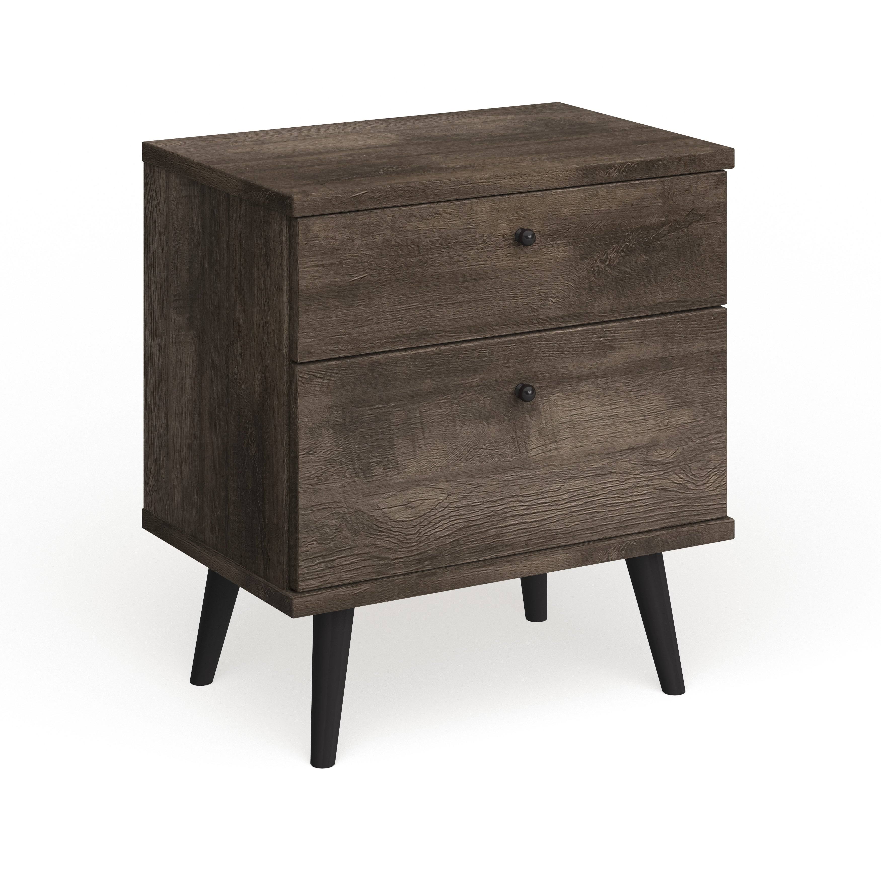 Tan 2-Drawer Nightstand F634814
