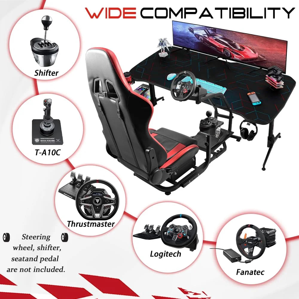 Adjustable Racing Simulator Cockpit R218