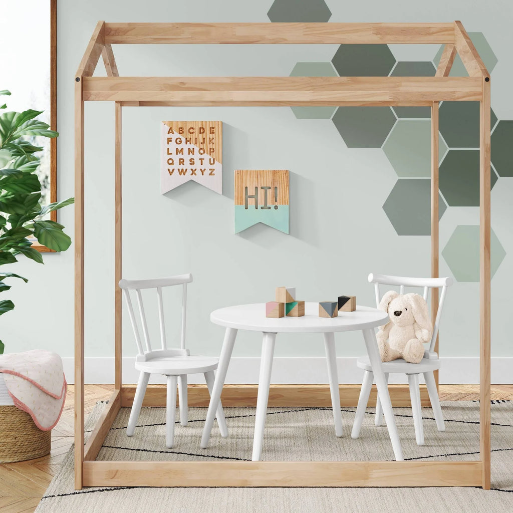 Natural Wood Indoor Playhouse C293