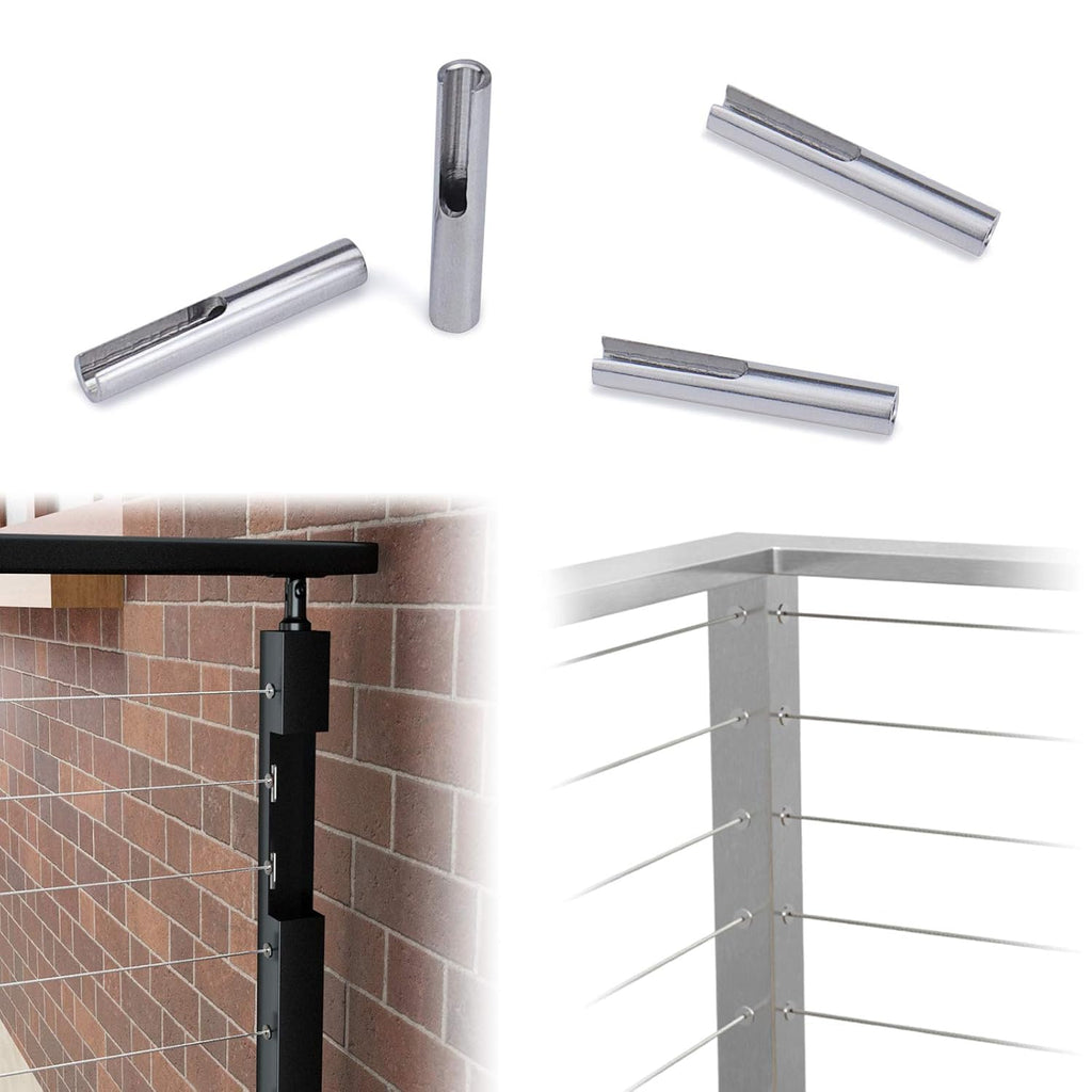 20Pack 1/8 Invisible Cable Railing Kit T316 Stainless Steel V421