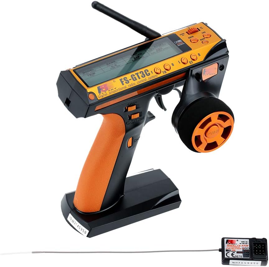 Yellow 2.4Ghz 3CH RC Transmitter with Receiver I5969