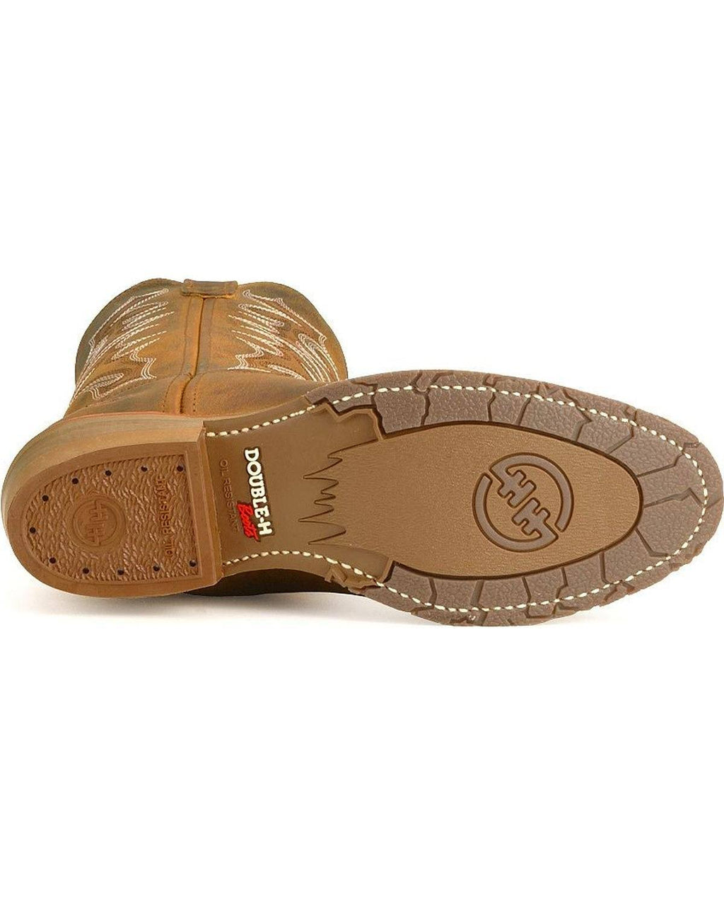 Brown Gel Ice Work Western Boots F807