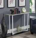 Gray/White Console Table F1542