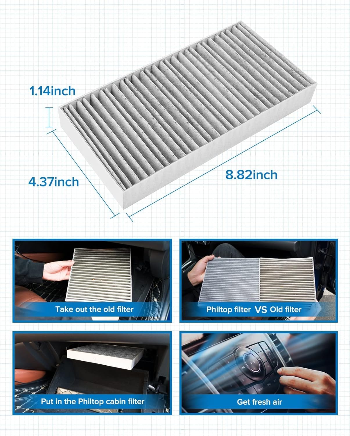 Pack of 2 Cabin Air Filter S502387