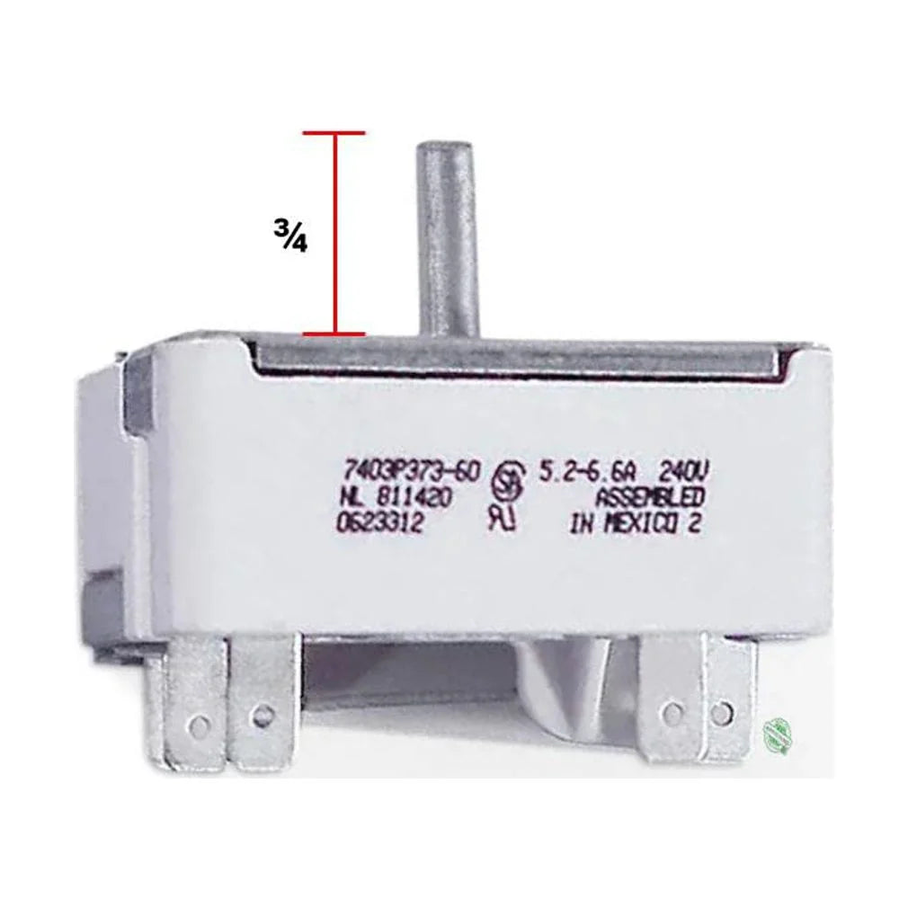 Range Infinite Switch with Shaft Replacement J718