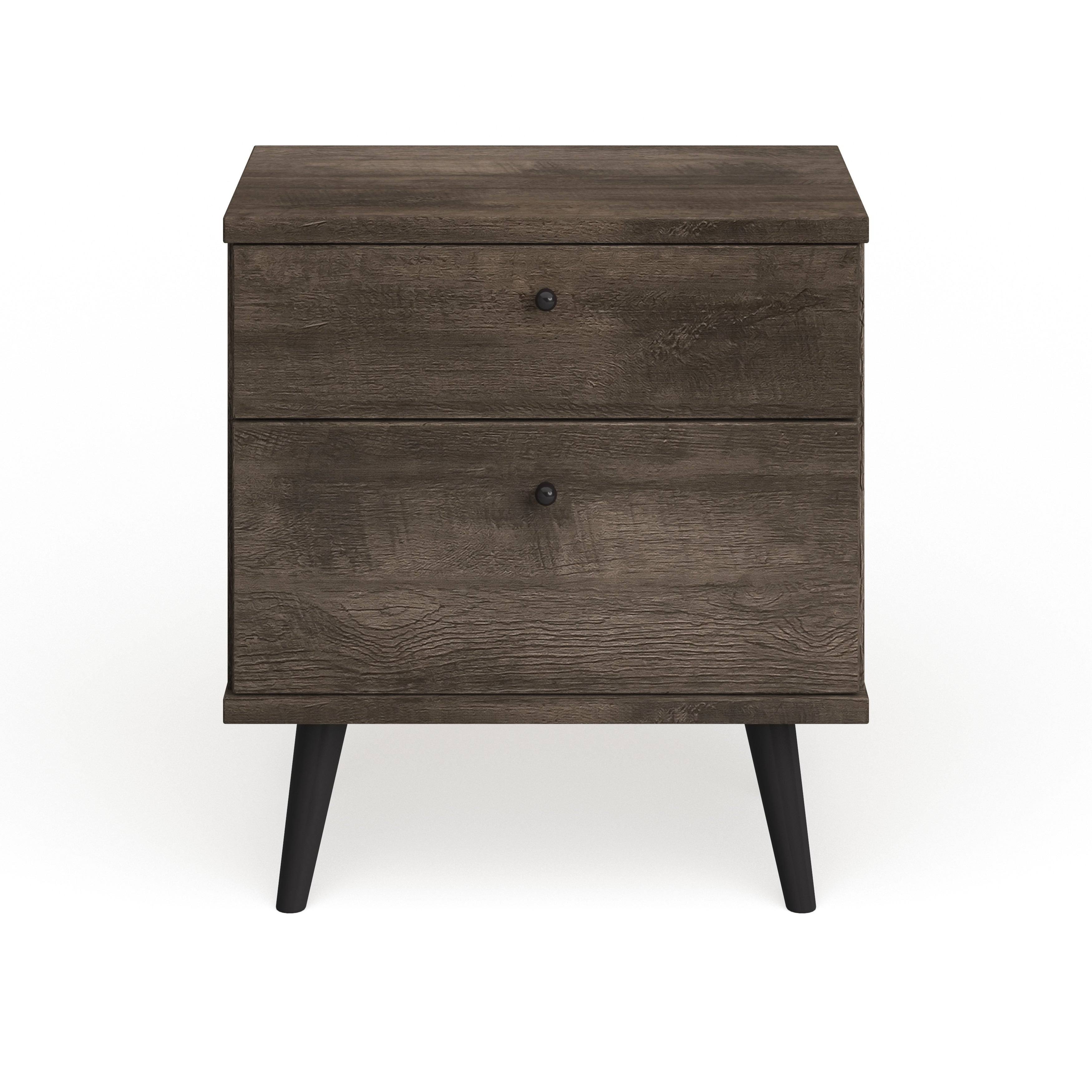 Tan 2-Drawer Nightstand F634814