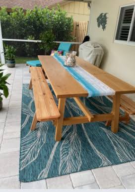 Natural Stain Backless Bench A8687