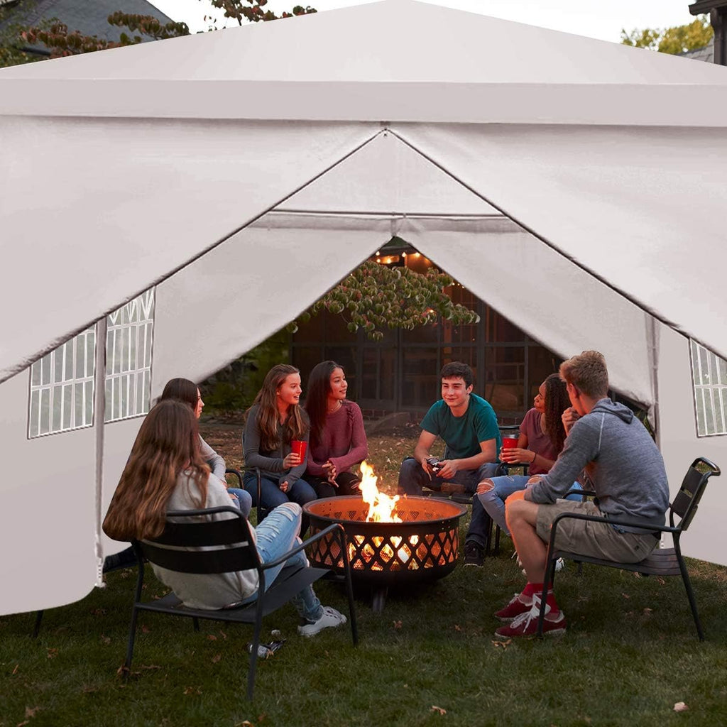 White 10x20 Outdoor Tent Canopy with Removable Sidewalls C109263