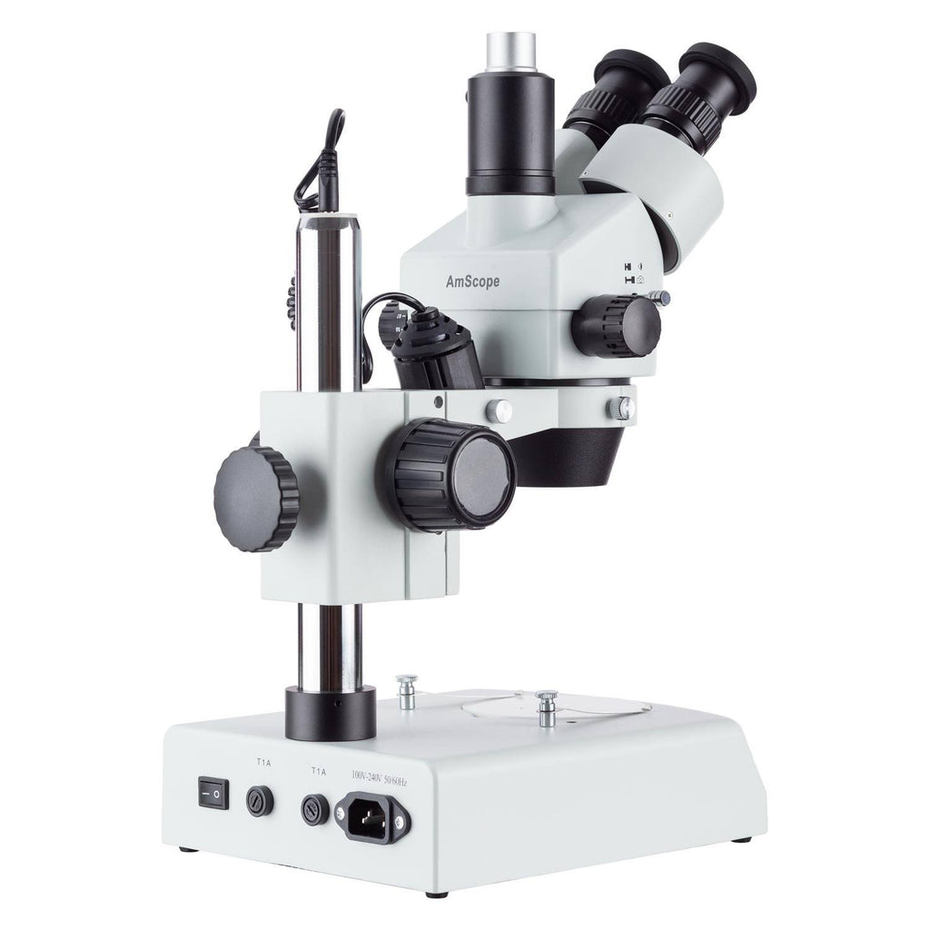 7X-90X LED Trinocular Zoom Stereo Microscope with 3MP USB3 Camera Z617