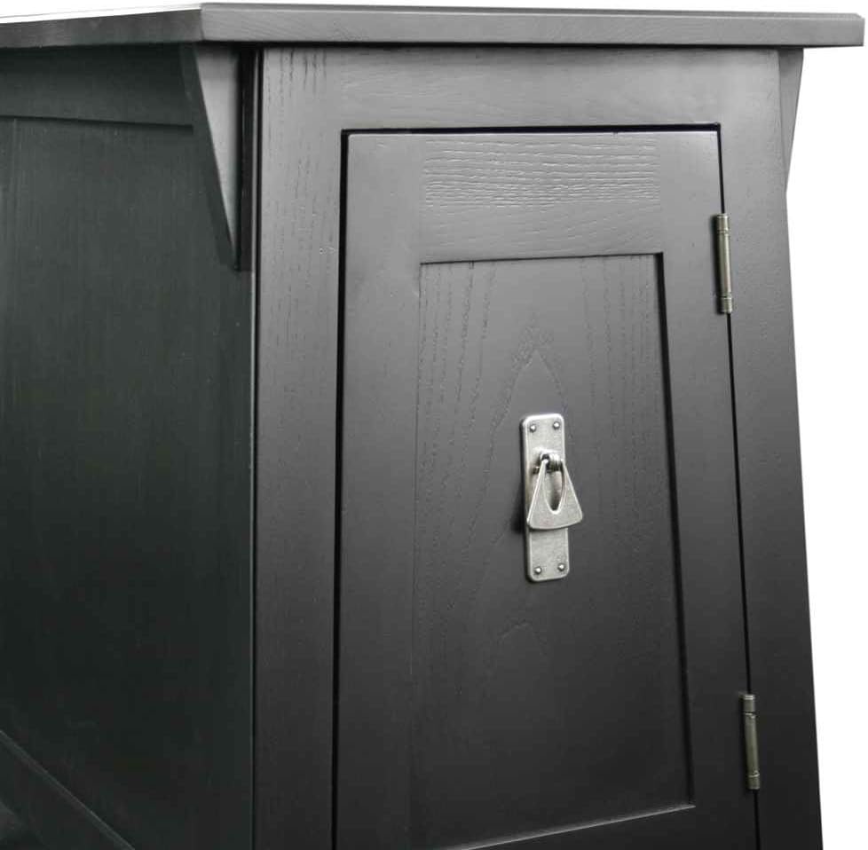 Slate Mission Cabinet End Table A119626
