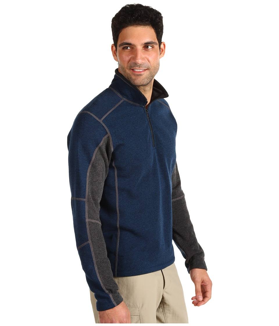 Men's 1/4 Zip Navy / Steel P55799
