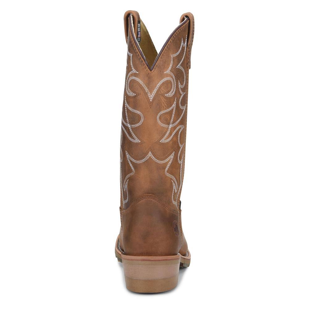 Brown Gel Ice Work Western Boots F807