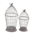 Bird Cage Candle Lanterns, Set of 2 S488825