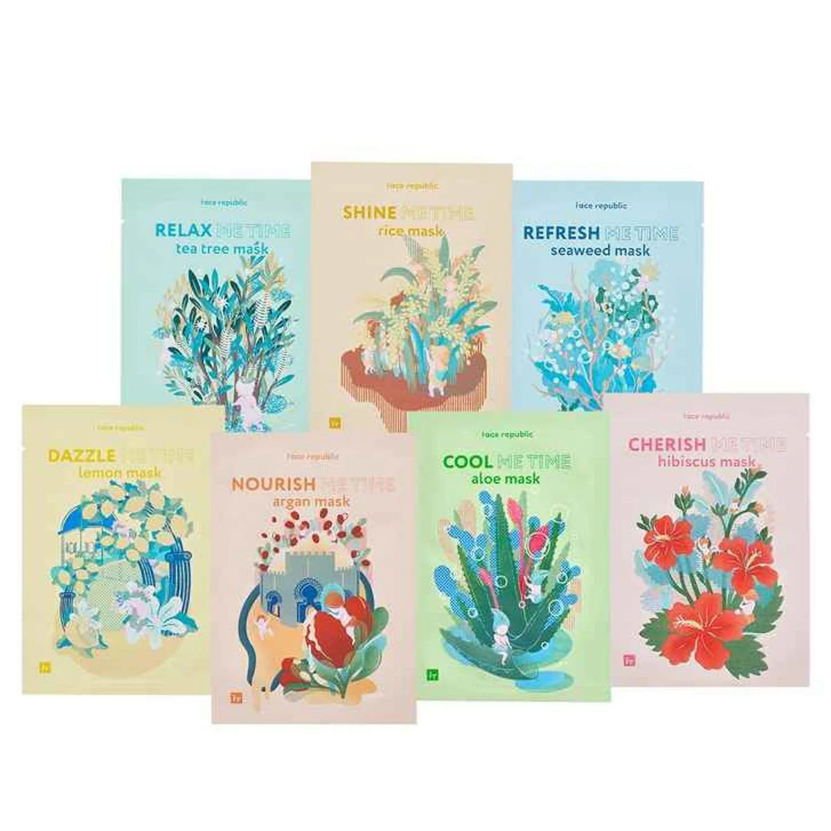 Me Time Mask Set (7 Types) 161ml U7044