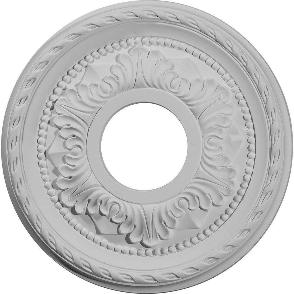 Hand-Painted Castle Stone Crackle Ceiling Medallion V5824