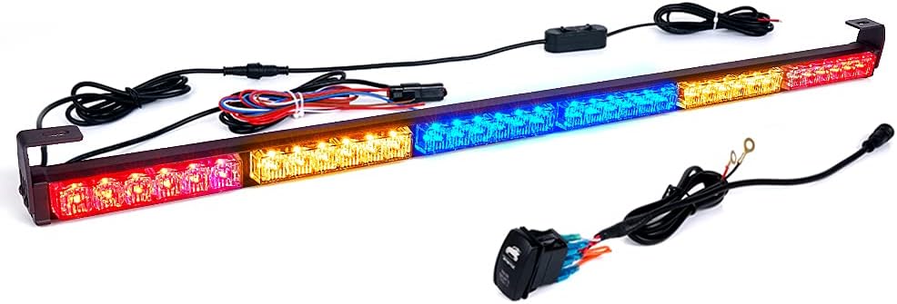 36" Offroad Rear Chase LED Strobe Light Bar with Turn Signal Brake Reverse Light C457