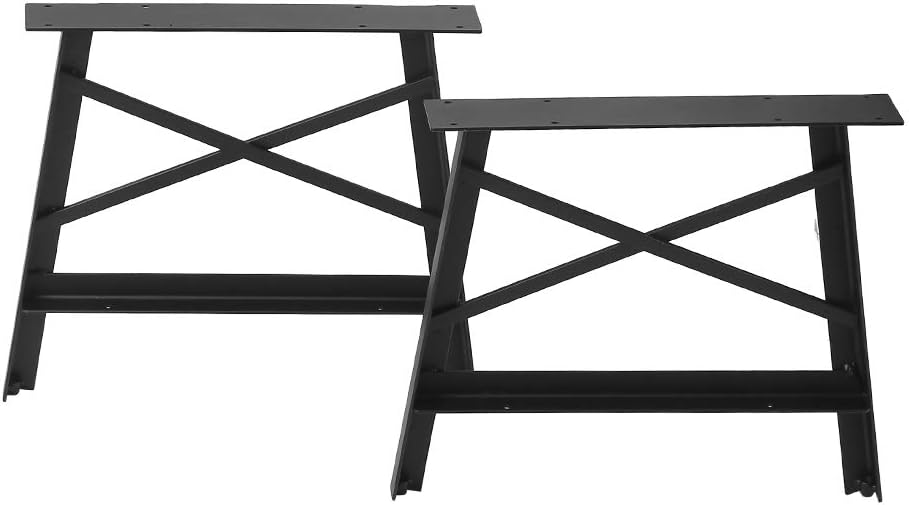 Black Metal Table Legs 2 PCS L4007