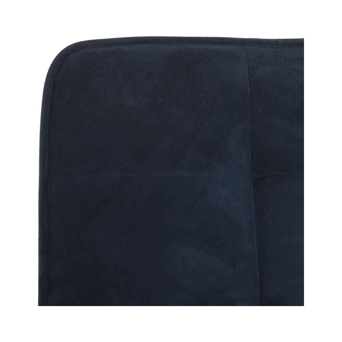 Navy Tufted Velvet Accent Chair Y801