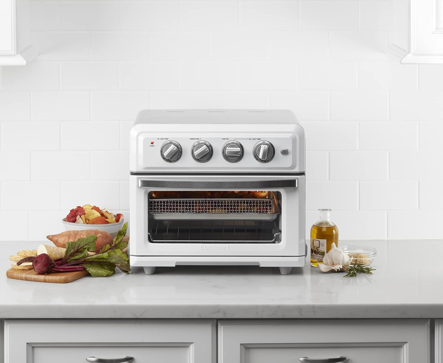 White Convection Toaster Oven Airfryer J60930