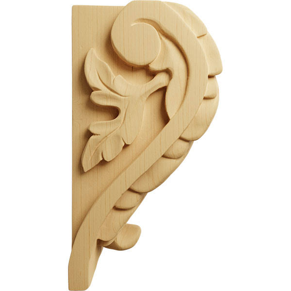 Alder Extra Large Acanthus Leaf Block Corbel S71984