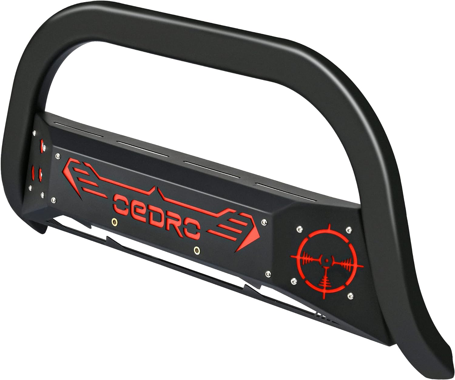 Red and Black Truck Bumper Grille Guard P727017