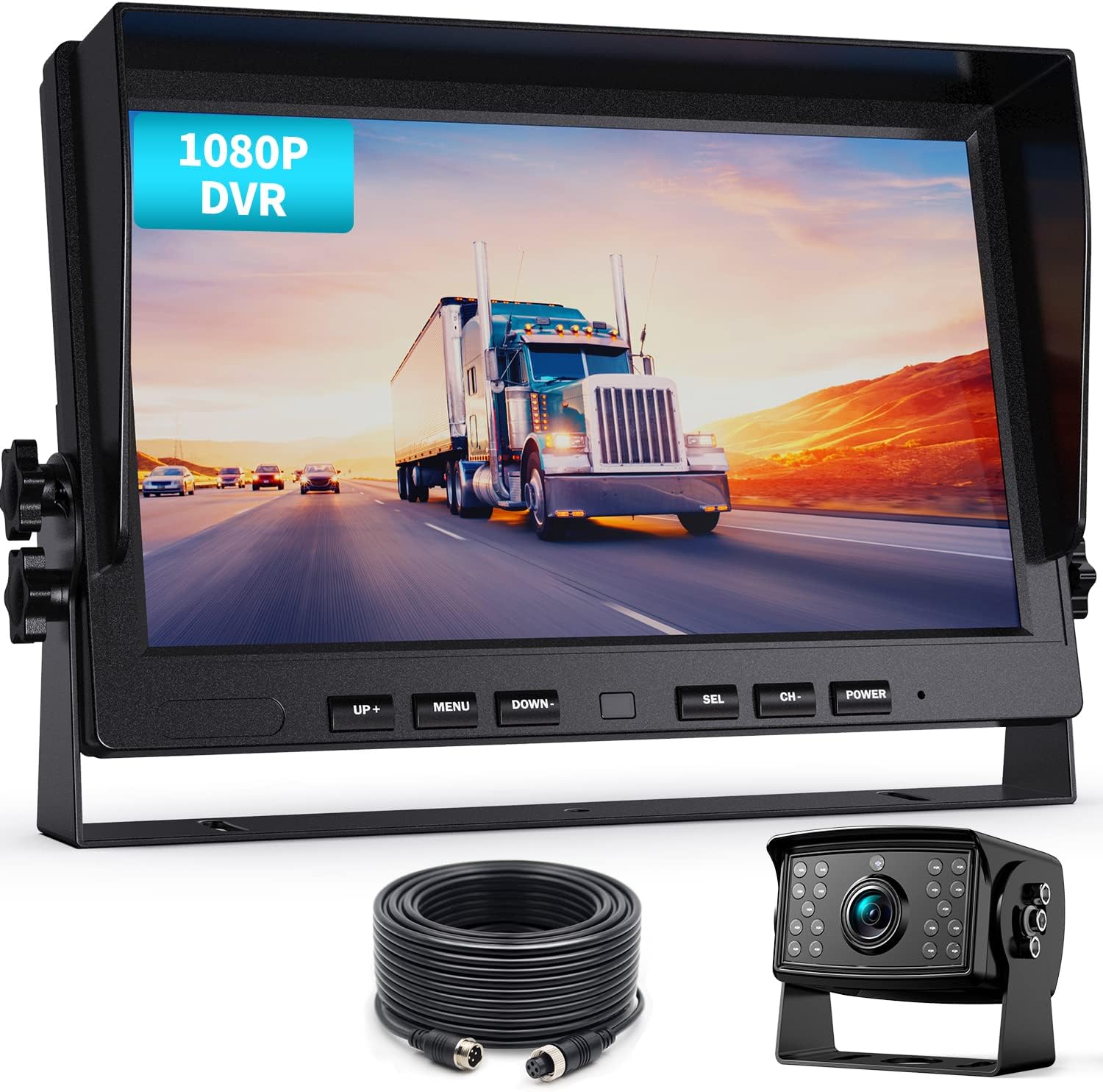 7 inch 1080P Wired Backup Camera System Kit S8964