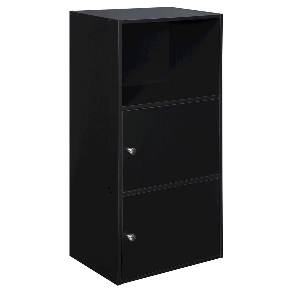 2 Door Black Cabinet N2256