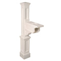 White In-Ground Decorative Post M274310