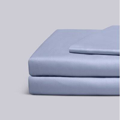 400 Thread Count California King 4 Piece Set Blue Bed Sheets N6589