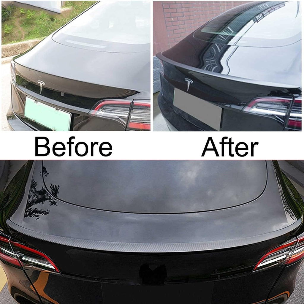 Real Carbon Fiber Rear Trunk Lip Spoiler R52724