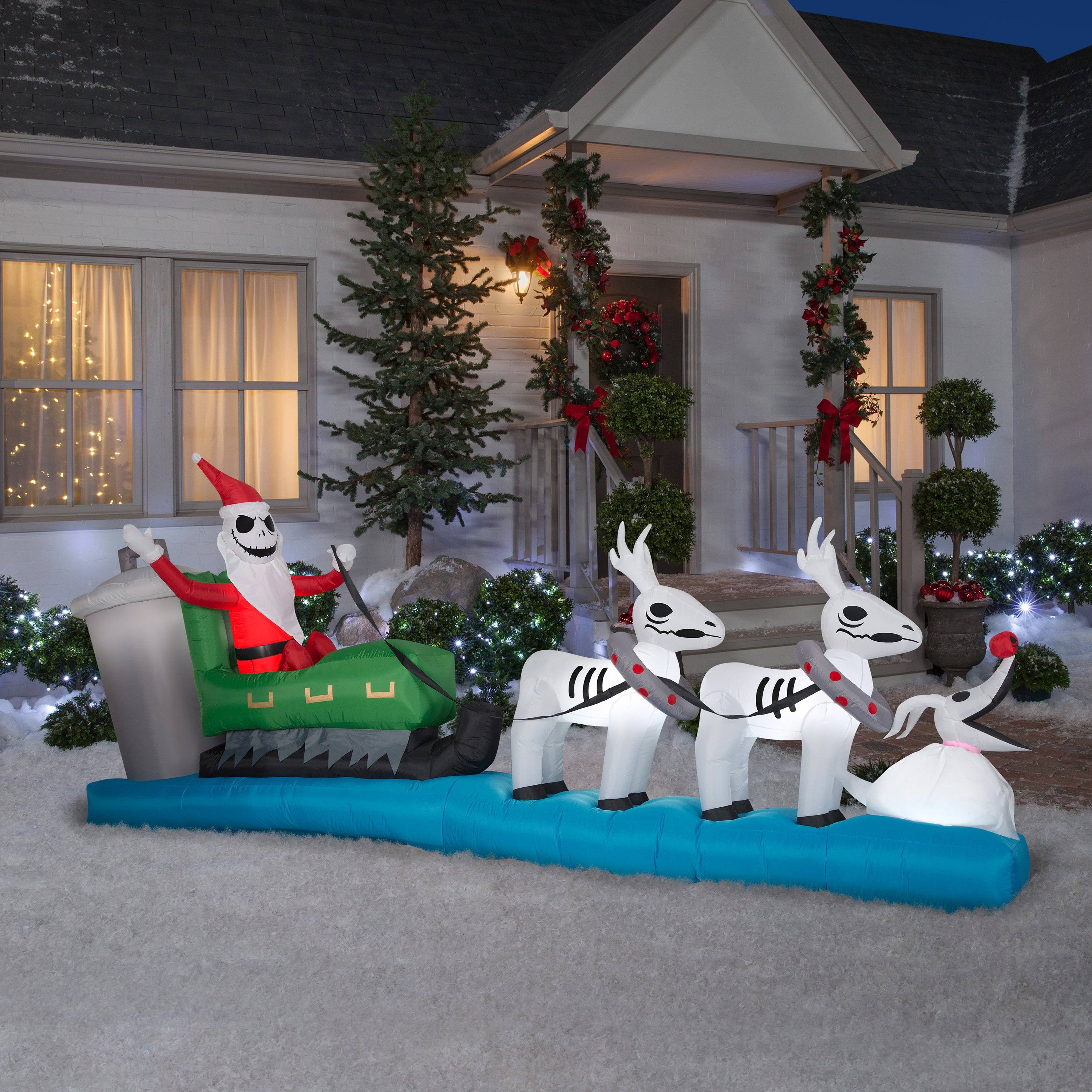 Colossal Airblown Inflatable Sleigh Scene L62245